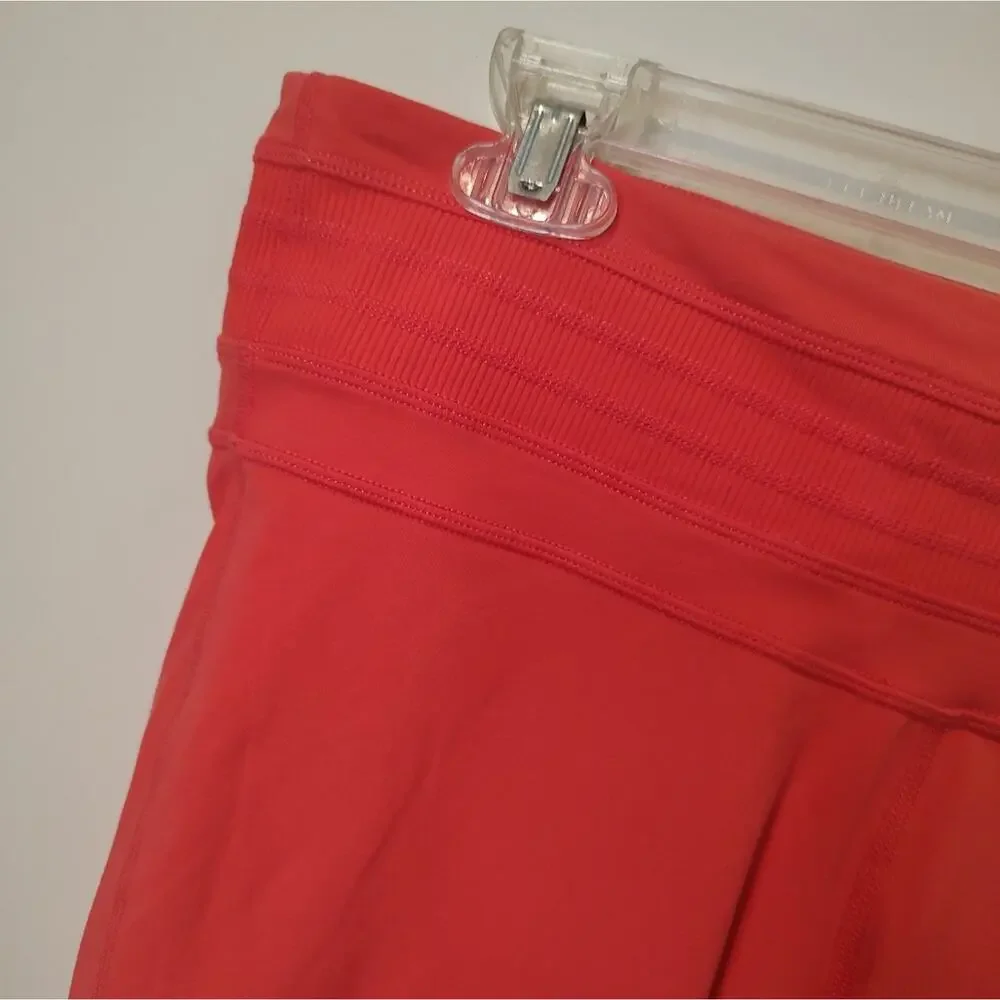 pRana Olympia Knicker Cropped Leggings Size XL Coral